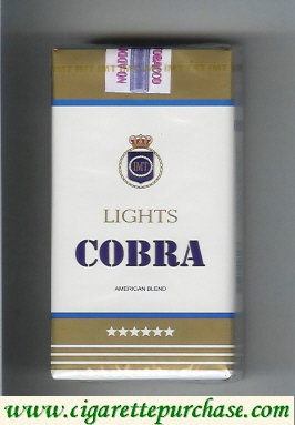 Cobra Lights American Blend cigarettes long